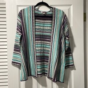 Myan Striped Long Sleeve Sweater